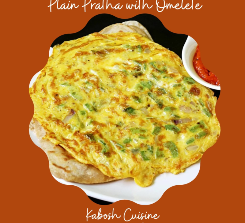 Plain Pratha with Omelette